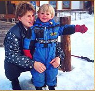 Kind im Schnee